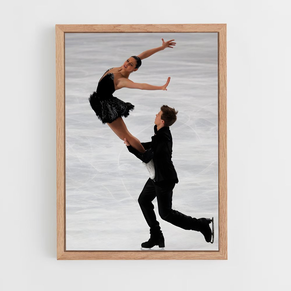 Poster Olympics skating – affiche Patinage artistique (vue 4)